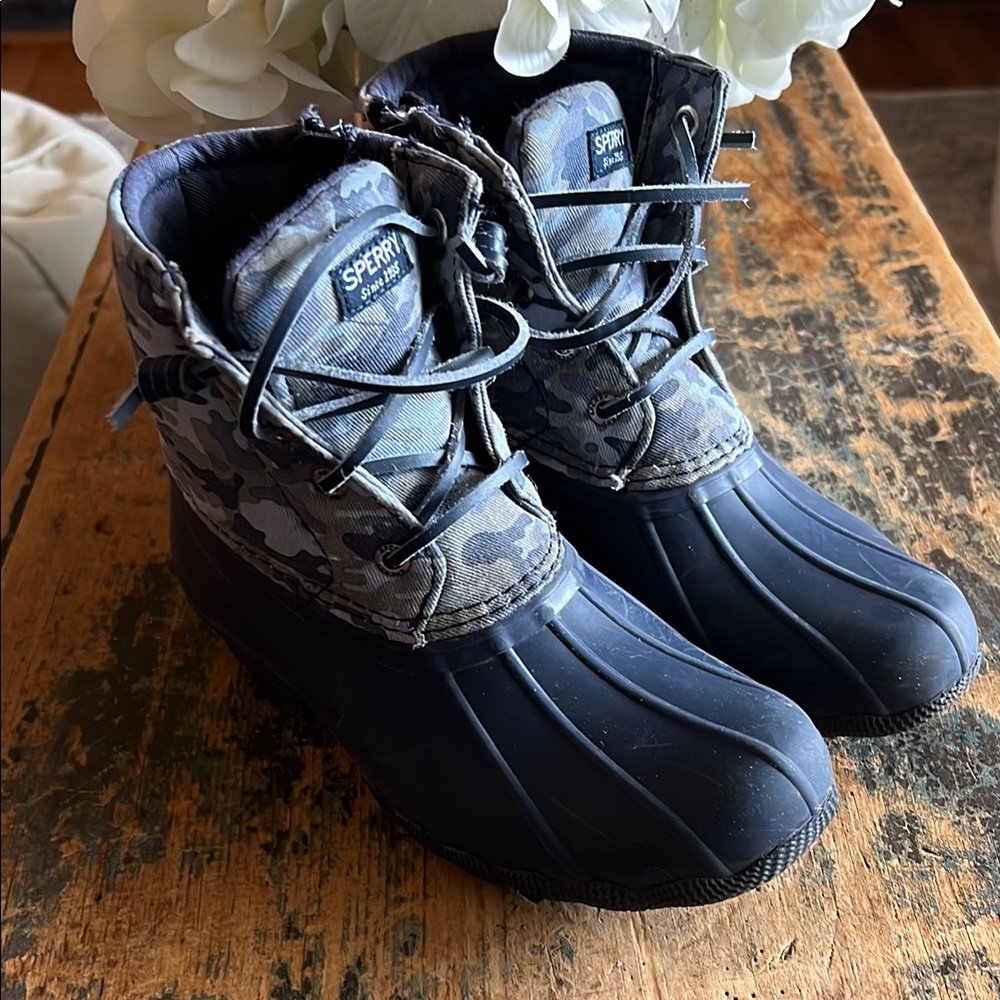 Sperry Kids Camouflage Rain & Snow Boots